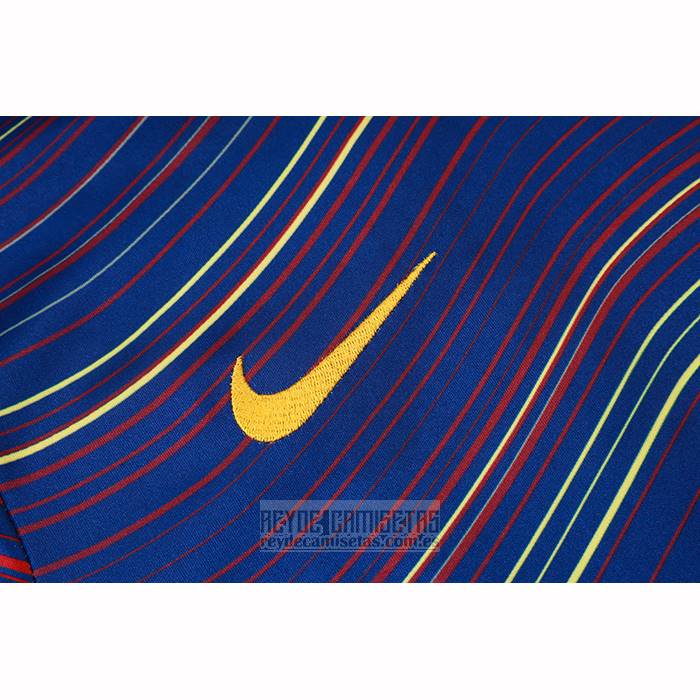 Chandal del Barcelona Manga Corta 2025-2026 Azul Amarillo - Pantalon Corto